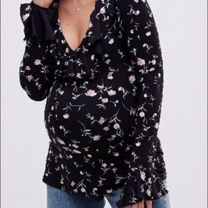 ASOS Ruffle Floral Top